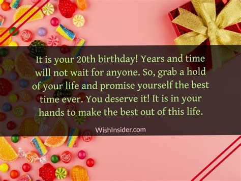 20 Happy 20th Birthday Wishes – Wish Insider