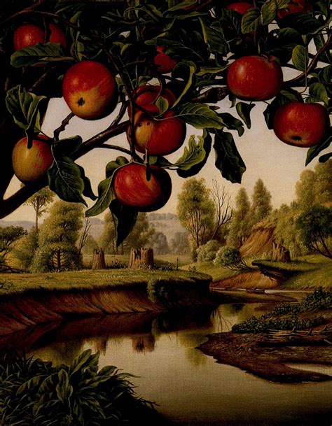 Landscape with Apple Tree Painting | Levi Wells Prentice Oil Paintings