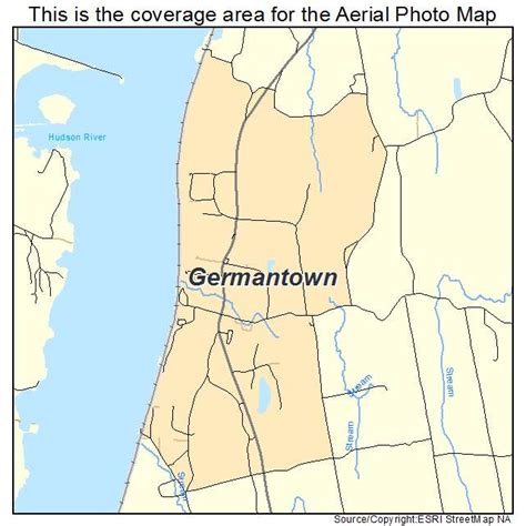 Aerial Photography Map of Germantown, NY New York