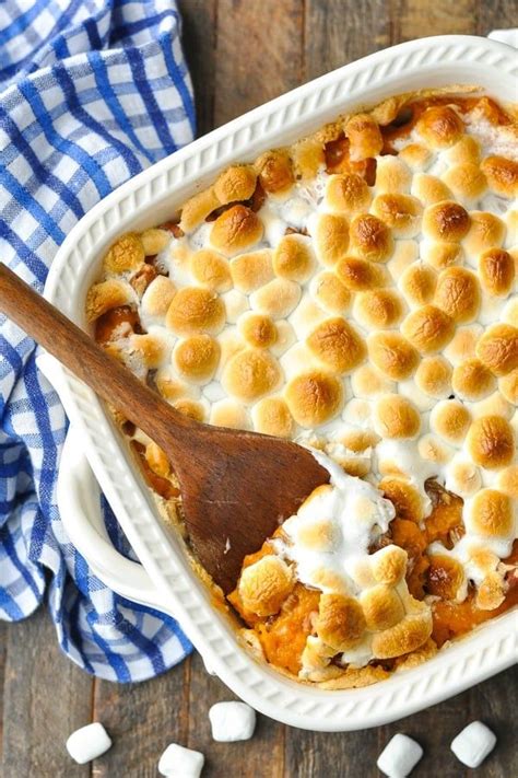 Sweet Potato Casserole with Marshmallows - The Seasoned Mom | Recipe ...