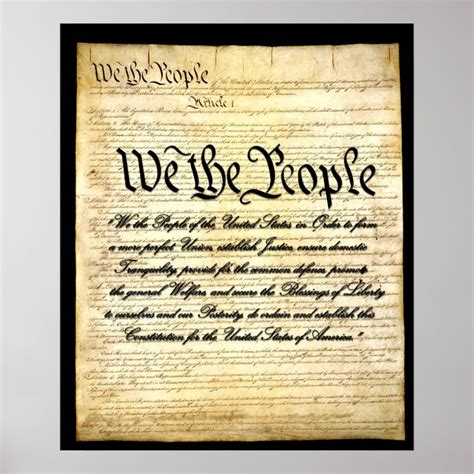 United States Preamble Poster | Zazzle.com