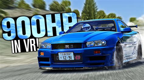 900HP Nissan Skyline GTR R34 IN VR! - LA Canyons Assetto Corsa Mod ...