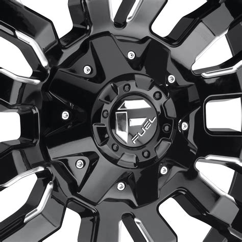 FUEL® D595 SLEDGE 1PC Wheels - Gloss Black with Milled Accents Rims