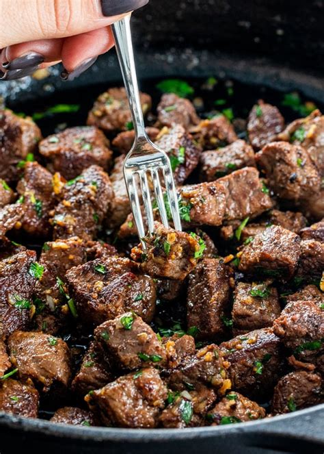 Garlic Butter Steak Bites - Jo Cooks