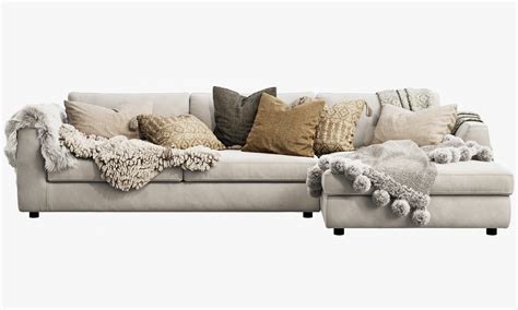 Eq3 Cello Sectional Sofa - 3D Model for VRay