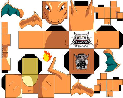 Charizard Paper Toy | Free Printable Papercraft Templates