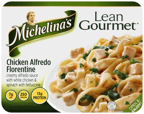 Michelina's® Lean Gourmet® Chicken Alfredo Florentine Reviews 2021