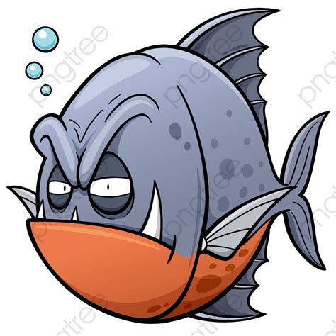 Angry Fish, Angry Clipart, Fish Clipart, Fish PNG Transparent Clipart Image and PSD File for ...