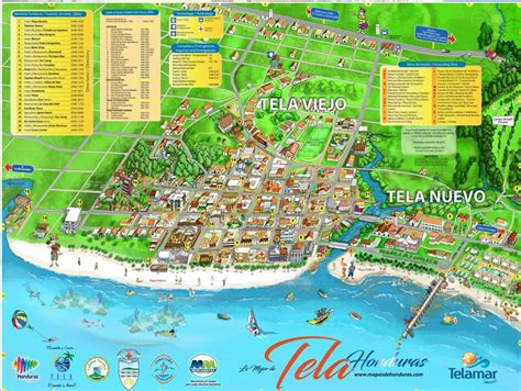 Tela Honduras Map