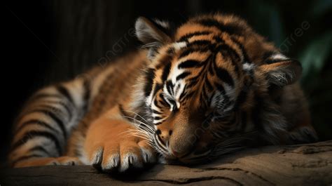 Baby Tiger Laying Down, Baby Tiger Sleeping, Hd Photography Photo, Siberian Tiger Background ...