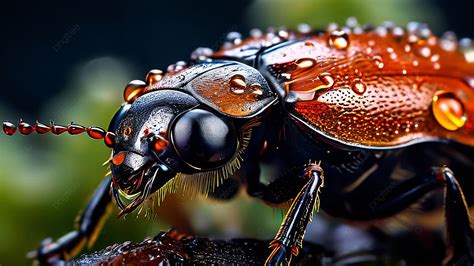 Macro Close Up Of Beetle In Wild Habitat Background, Macro, Close Up, Beetle Background Image ...