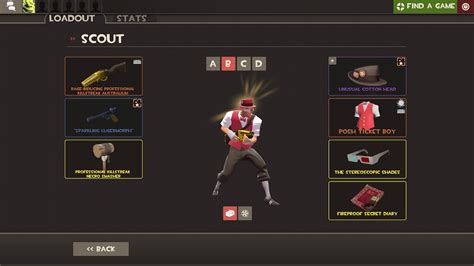 DCG tf2 my classic scout loadout - YouTube