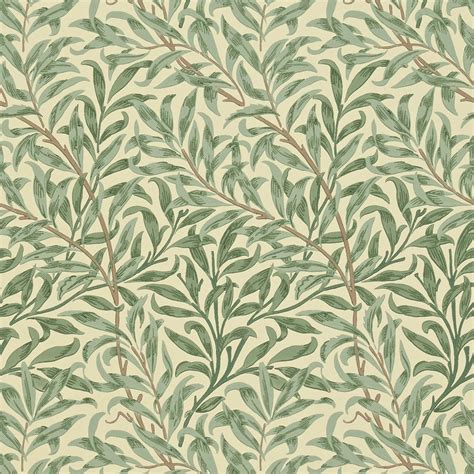 Willow Boughs Green Wallpaper | Morris & Co by Sanderson Design