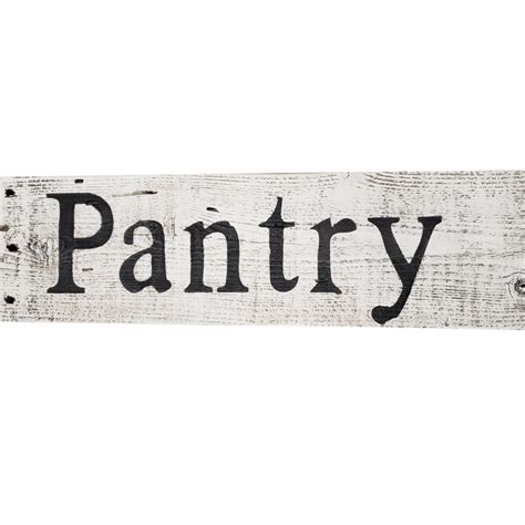 Pantry Sign - Rustic Farmhouse Decor Sign- 100% Reclaimed Wood - Weathered barn Wood Fixer Upper ...