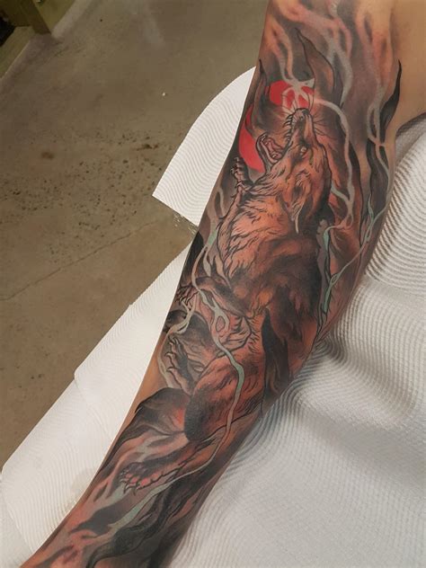 Nine Tailed Fox, by Rachi at Black Throne Tattoo, Brisbane, Australia : r/tattoos