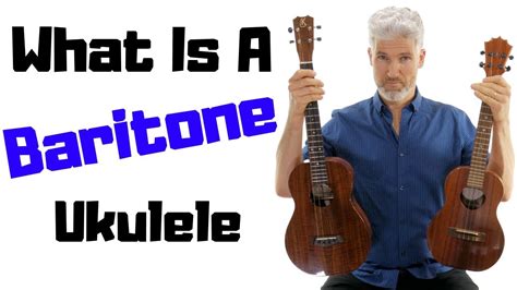 What is a Baritone Ukulele vs Tenor Ukulele - YouTube