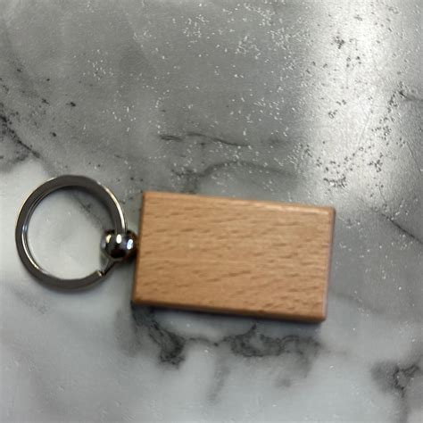 Wood Keychain Laser Engraving – Craft Enablers