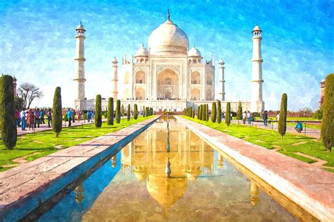 The Taj Mahal Painting by Gianfranco Weiss