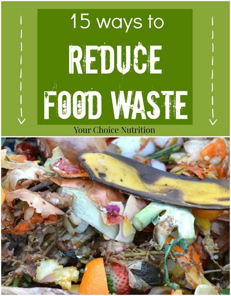 15 Ways to Reduce Food Waste - Your Choice Nutrition