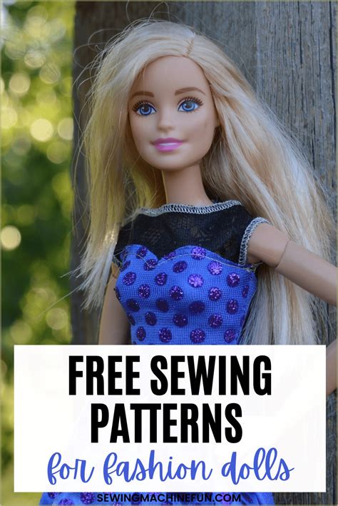 Free Printable Barbie Doll Sewing Patterns Template - Resume Example ...