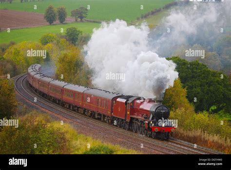 LMS Jubilee Class 5699 Galatea 'Cumbrian Mountain Express', steam train ...