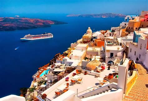 Santorini Greece Wallpapers - Top Free Santorini Greece Backgrounds ...