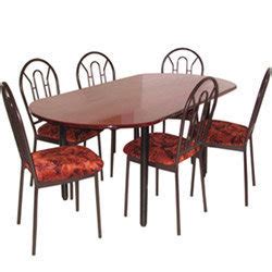 Oval Wooden Dining Table Set at best price in Coimbatore by Sivam Industry | ID: 8877253697