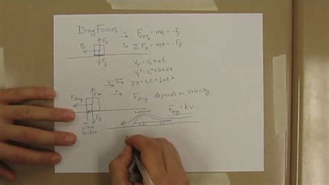 Drag Force Derivation Part 1 - YouTube