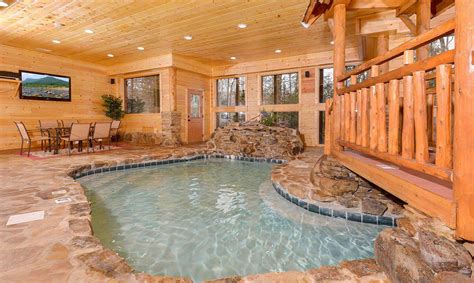 Tennessee Cabin Rentals With Pool : Skinny Dippin: PRIVATE INDOOR POOL ...