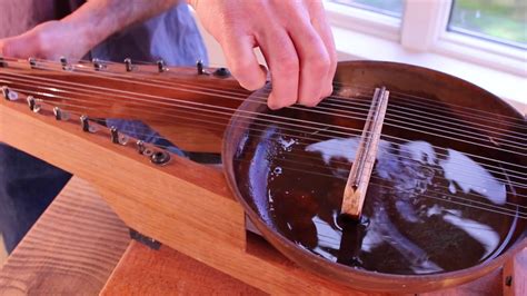 Bowed Water Psaltery — a musical instrument by Bart Hopkin - YouTube