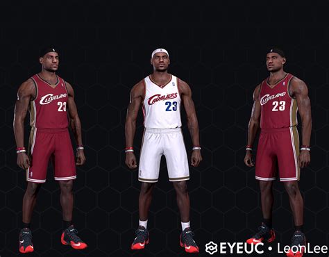 NBA 2K22 LeBron James Rookie Cyberface with Real Accesories by Leon ...