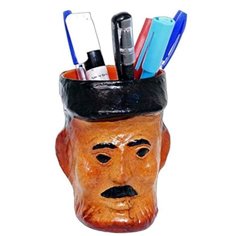 Brown Round Wooden Pencil Pen Holder, Size/Dimension: 10cm at Rs 149 in Mhow