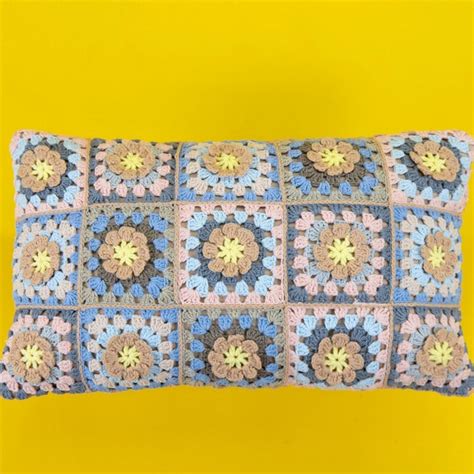 Granny Square Pillow - Etsy