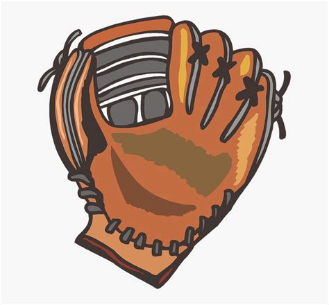 Baseball Glove Cartoon Png, Transparent Png - kindpng