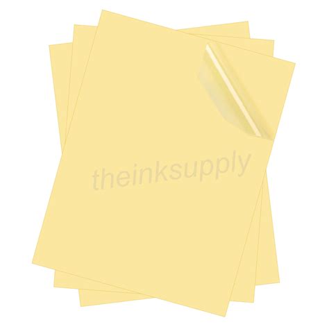 A4 Clear Transparent Sticker Label Sheets for Laser Printer