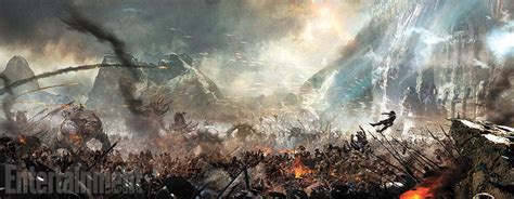 THE HOBBIT: THE BATTLE OF THE FIVE ARMIES Art Teases 45-Minute Epic ...