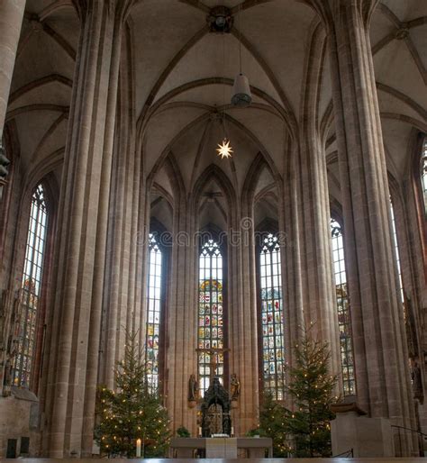 St. Sebaldus Evangelical Lutheran Church Stock Image - Image of gothic, center: 43841777