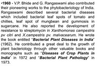 History of bacteriology in indian | PPT