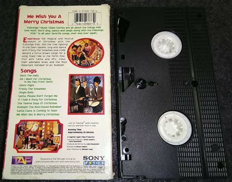 VHS Kidsongs We Wish You A Merry Christmas (VHS, 1992) - VHS Tapes