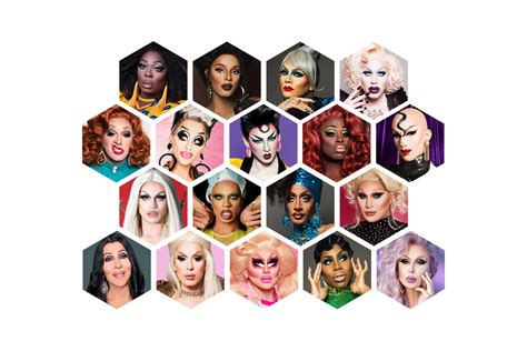 The 18 winners of RuPaul's Drag Race : rupaulsdragrace