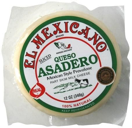 El Mexicano Queso Asadero Sliced Cheese - 12 oz, Nutrition Information | Innit