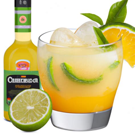 Reposado Chinola Lime, Sweet and sour cocktail with reposado tequila and chinola liqueur