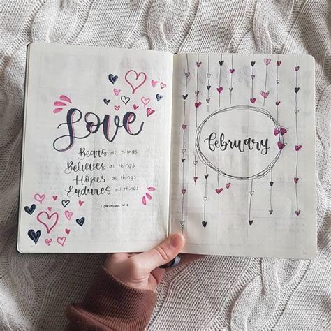 13 February Bullet Journal Cover Ideas You Will Swoon Over - The ...