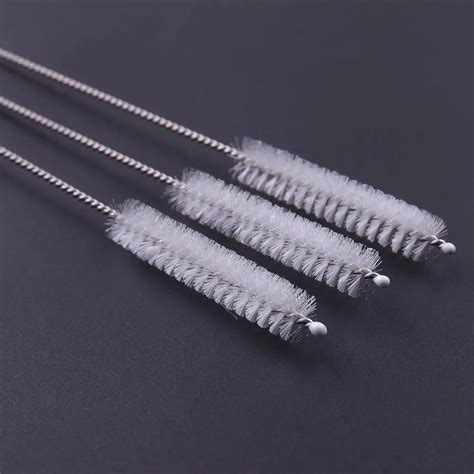 8Pcs Stainless Steel Straw Cleaning Brush Drinking Pipe Cleaners ...