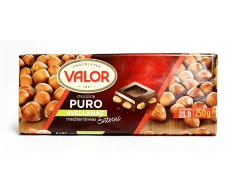 VALOR Dark Chocolate with Hazelnuts