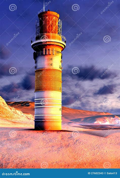 Lighthouse by the Ocean at Sunset Stock Image - Image of ocean, atlantic: 27602343