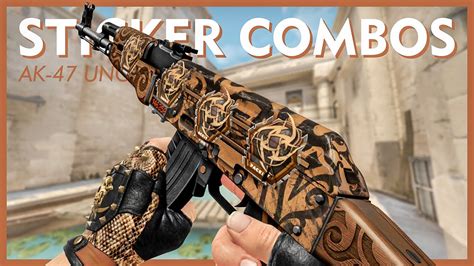 AK 47 Uncharted Sticker Combos | CSGO (2020) - YouTube