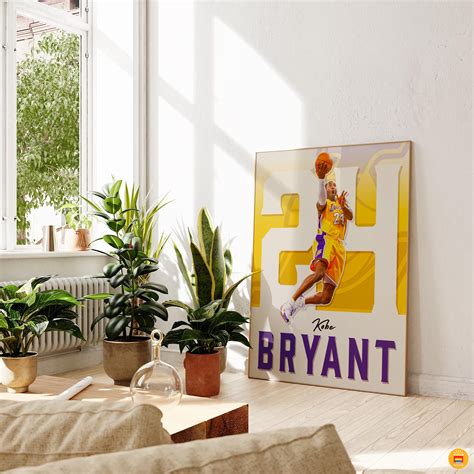 Kobe Bryant Printable Poster LA Lakers NBA Poster High - Etsy