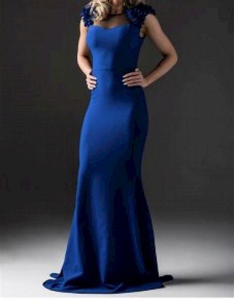 Midnight Blue full length dress