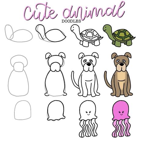 Cute and Easy Doodles for Beginners ⋆ The Petite Planner | Doodle art ...